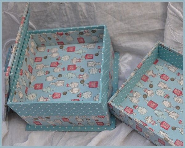 Cartonnage - Boite Ribambelle