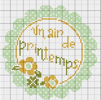 Free du lundi.... reprise avec une petite grille printanière