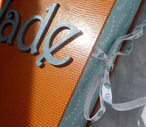 Cartonnage pour la naissance de Jade