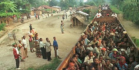 réfugiés rwandais en RD Congo dans le train de la mort