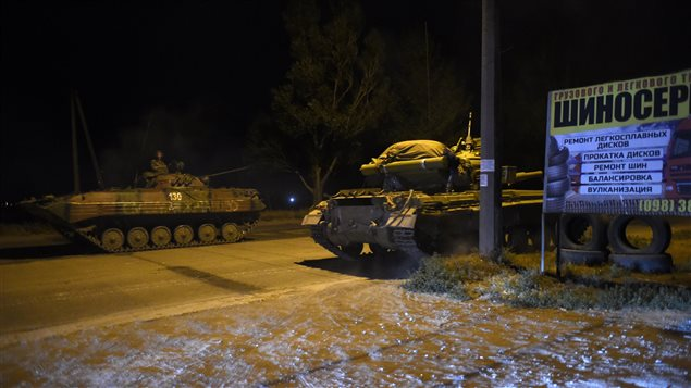 Intwaro z'abarwanya ubutegetsi bwa Ukraine ziri mu mujyi wa Donetsk