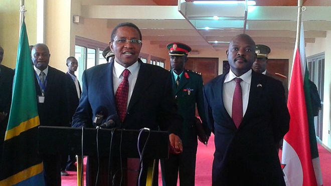 Le huis clos entre les Présidents Kikwete et Nkurunziza.