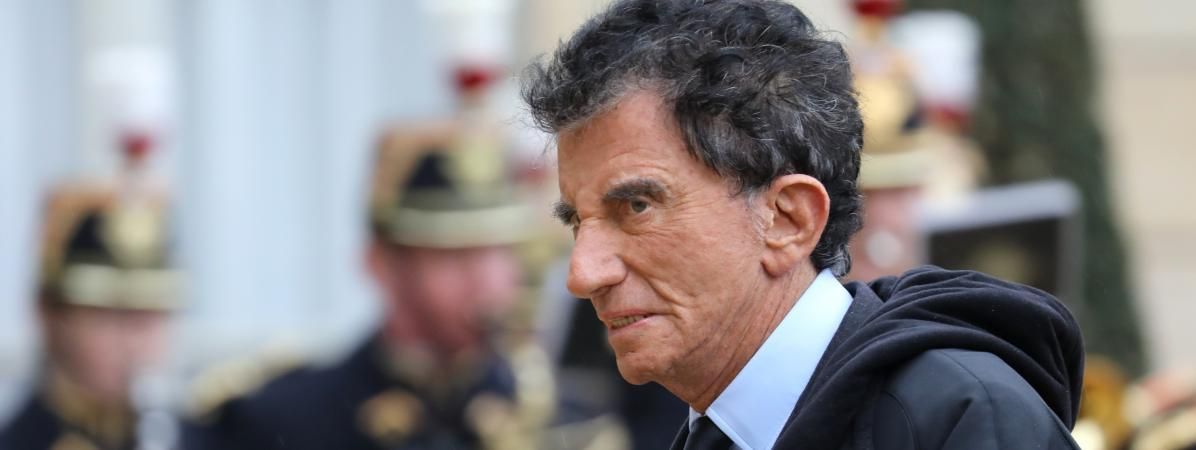 L'ancien ministre de la Culture et président de l'Institut du monde arabe, Jack Lang, lors de vœux à l'Elysée.