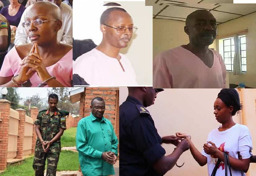 imfungwa za politiki mu Rwanda zikomeje kwiyongera