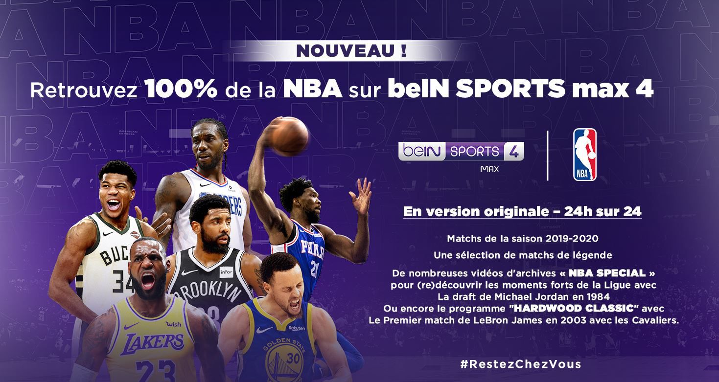 Basket] La chaîne 100% NBA à retrouver tous les jours sur beIN SPORTS Max 4  ! - Sport TV