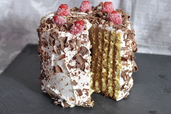 Gâteau roulé vertical