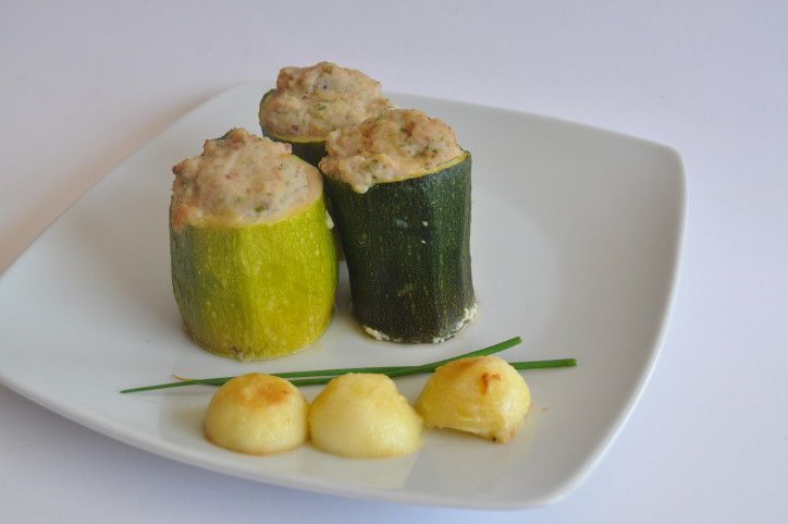 Recette Courgette Pour Ceux Qui N'aiment Pas Courgettes farcies au jambon et à la cancoillotte (recette légère
