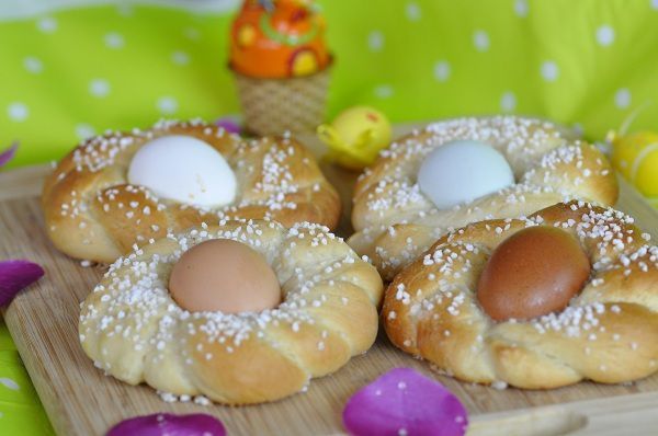 brioches nids de paques