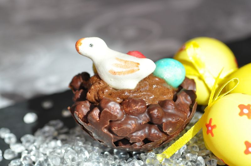 nids croustillants chocolat