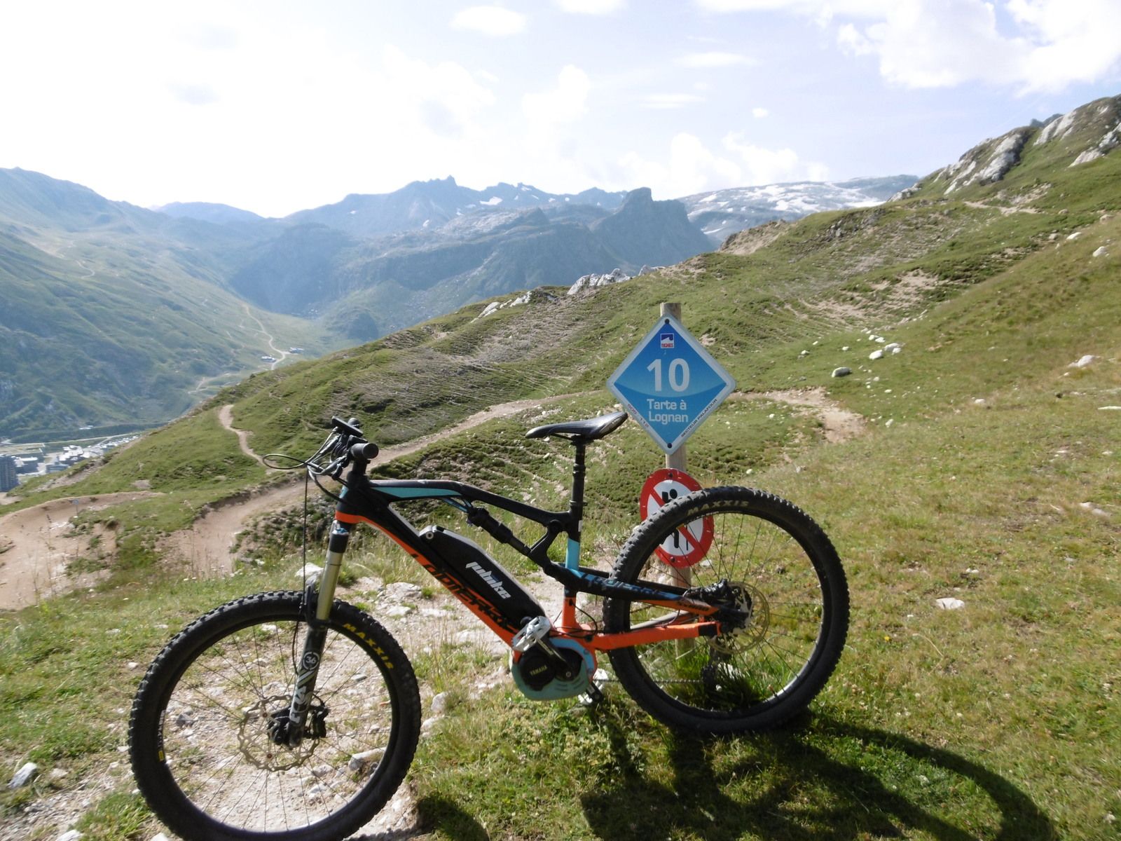 Essai d un VTTAE a Tignes 73 le 10 08 2020 VTT a 2