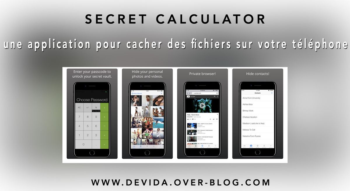 Secret Calculator : une application pour cacher des fichiers sur votre  téléphone - Le blog de devida