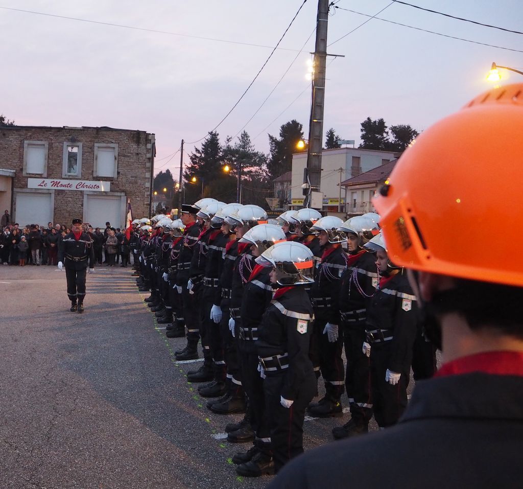 Prise d'armes des Sapeurs Pompiers de la Vôge à Bains les Bains