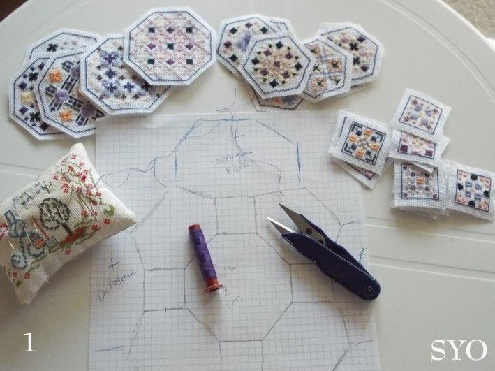  Quaker Ball en Points Fantaisie, Tutoriel de montage