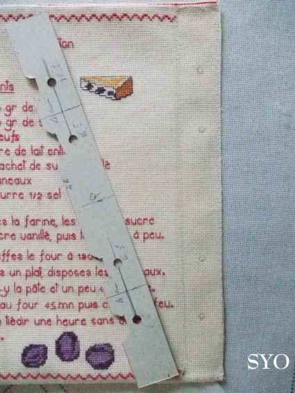 Tutoriel de montage des pages du Livre de Recettes Brodées.