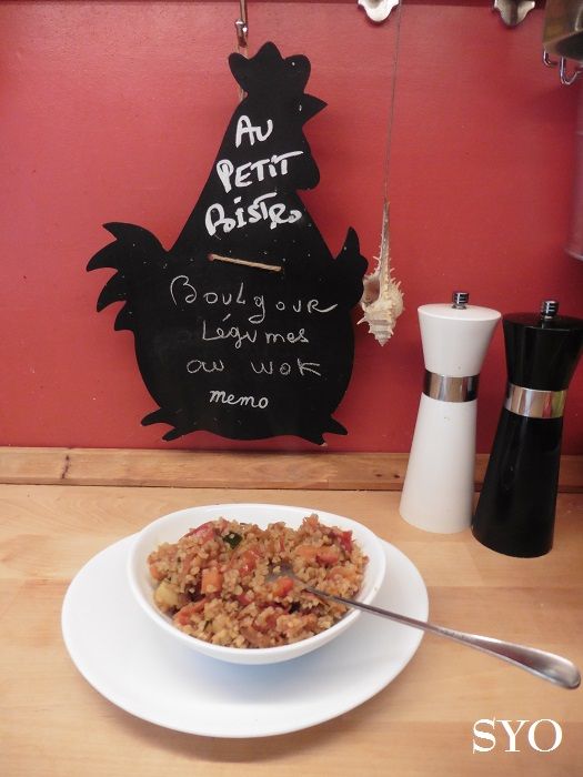 Boulgour Aux Legumes Du Soleil Au Wok Facon Asiatique Chez Mamigoz
