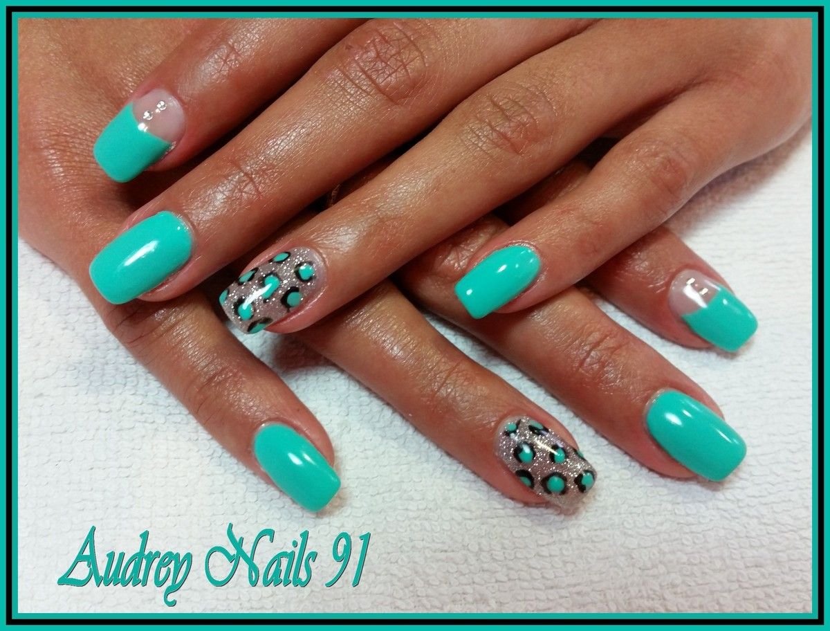 Modèle Ongle Gel Couleur été Créations gel uv de couleur, nail art et french été 2017 - Les Ongles  d'Audrey 91