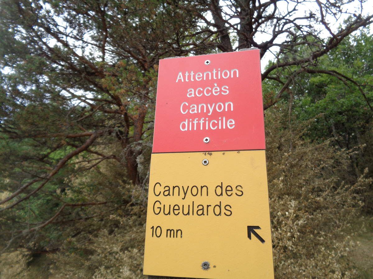 Mes randos Le Canyon des Gueulards avec le Club Pédestre Chabeuillois
