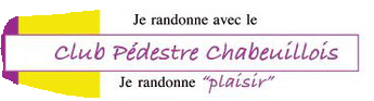 Le club pédestre Chabeuillois 