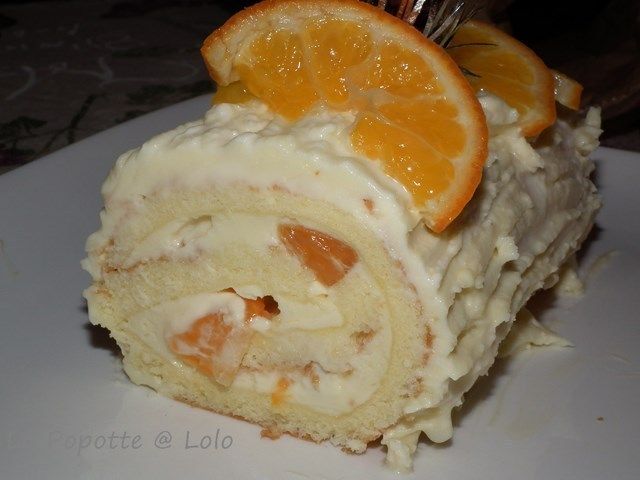 bûche ; noel ; bûche fruits ; clémentine