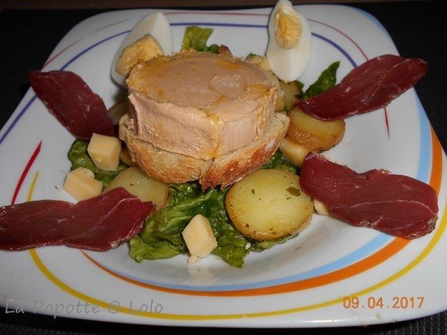 salade;canard;foie gras;perigourdine