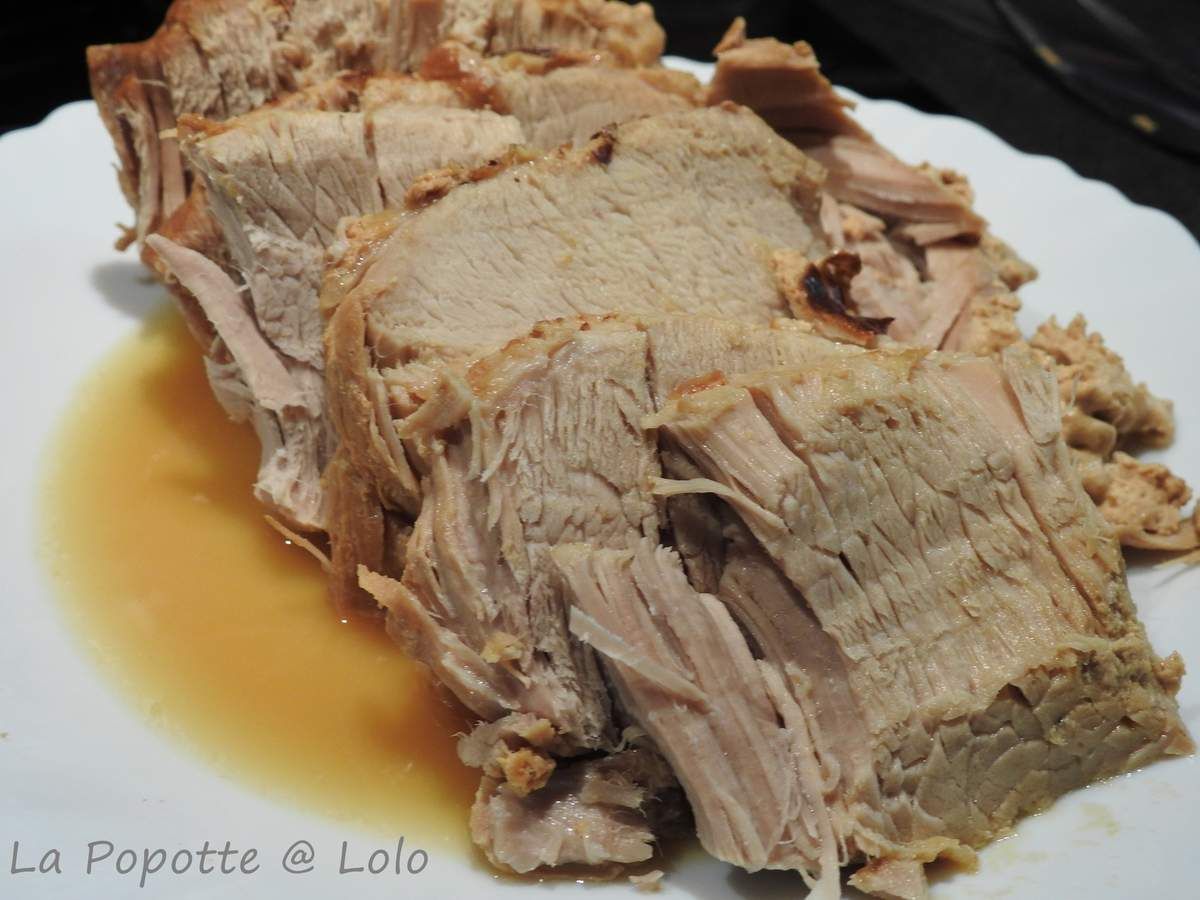 Cochon au Lait et ses pommes de terre au Cookeo (rôti de porc au lait) - La  popotte @ lolo