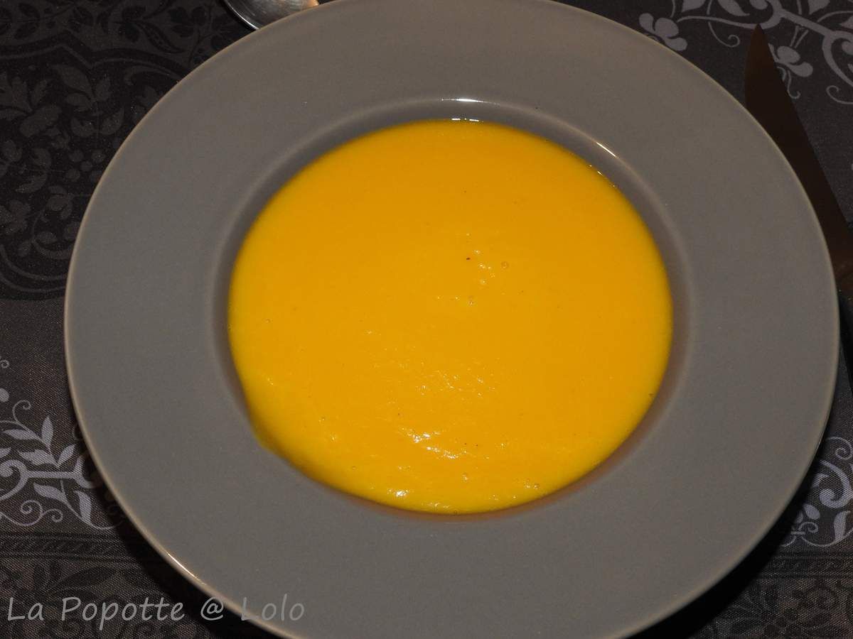 Soupe de Courgettes aux carottes et kiri (thermomix) - La popotte @ lolo