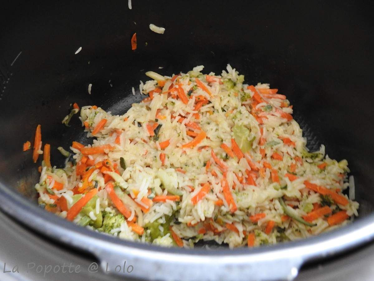 Julienne de Légumes surgelés et riz (cookeo ou pas) - La popotte @ lolo