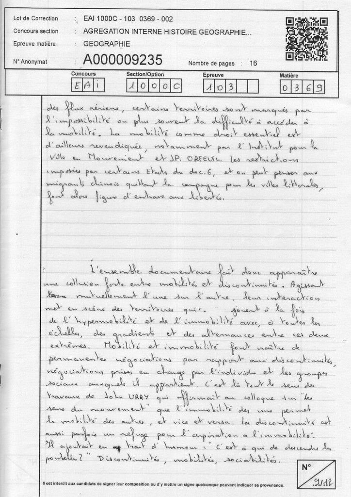 Commentaire Analyse Scientifique Utilisation Pedagogique De Documents Methode Agregation Interne Histoire Geographie