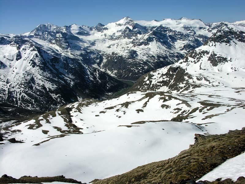 Vue sur les sommets de Haute Maurienne ( Ciamarella-Albaron)