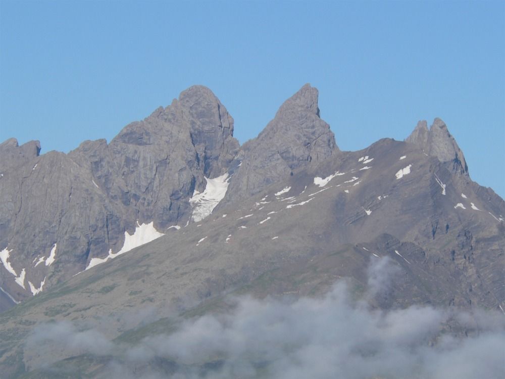 Roche du Lac (2790m) Lac de Roche Noire (2535m) Col des Marches