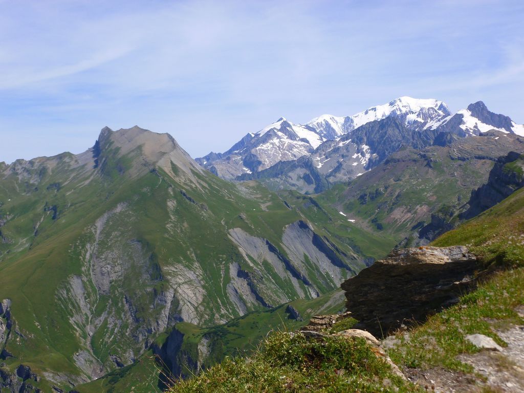 Arête des Bancs,massif du Mont Blanc,Roches Merles