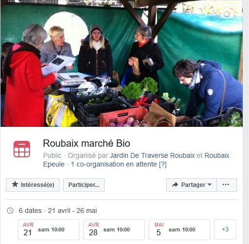 Roubaix marché Bio