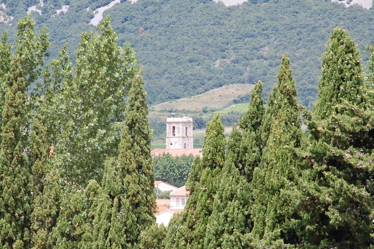 Le clocher de Caudiès.
