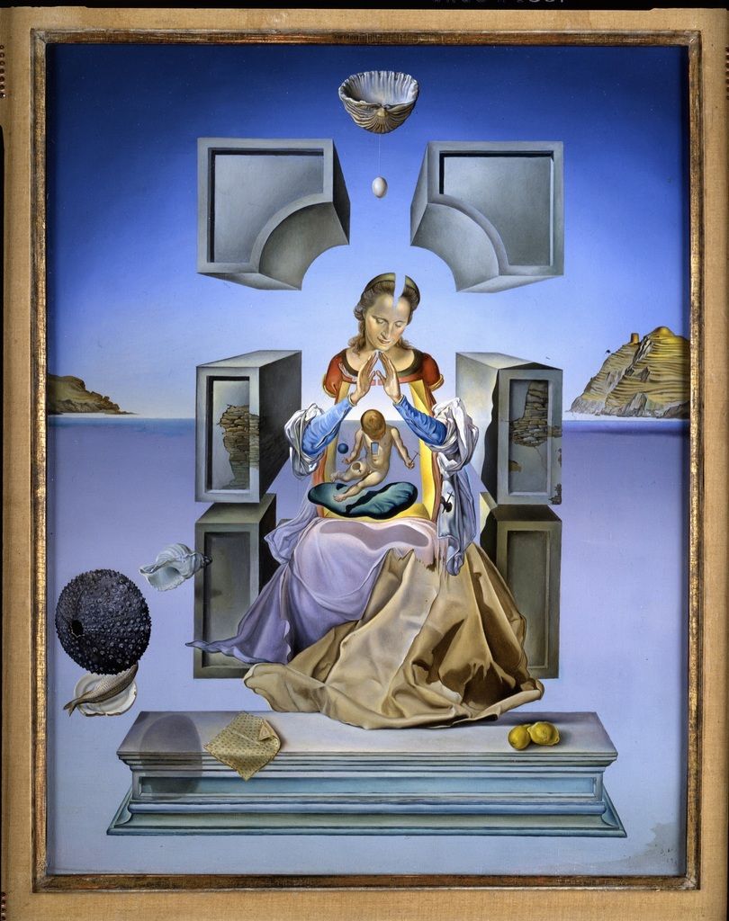 Salvador Dalí. La Madone de Portlligat (première version), 1949. Haggerty Museum of Art, Marquette University, Milwaukee. Donation de Mr. et Mrs. Ira Haupt. © Salvador Dalí, Fundació Gala-Salvador Dalí, VEGAP, Barcelona, 2018.