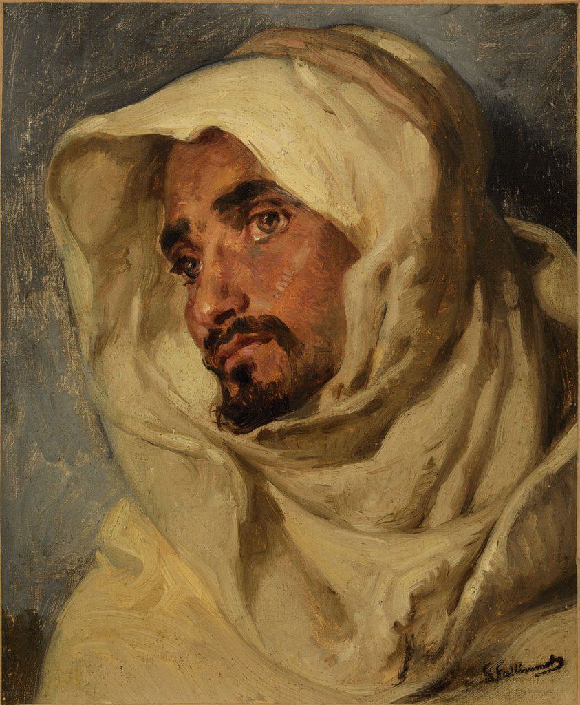 Gustave Guillaumet Portrait d’homme XIXe siècle Huile sur toile Collection particulière © A. Leprince