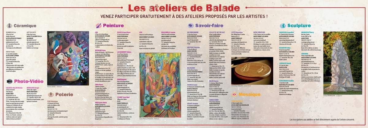 Le programme avec en plus la pomme de pin en photo.