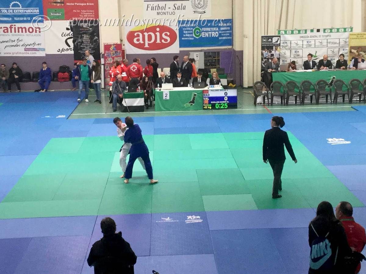 Super Copa España Judo de infantil Villa de Montijo, resultados.