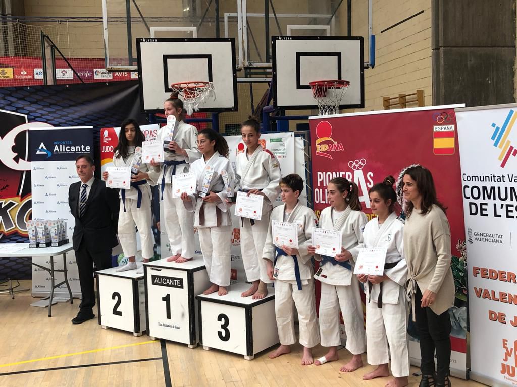 Resultados Copa España infantil y cadete de judo de Alicante