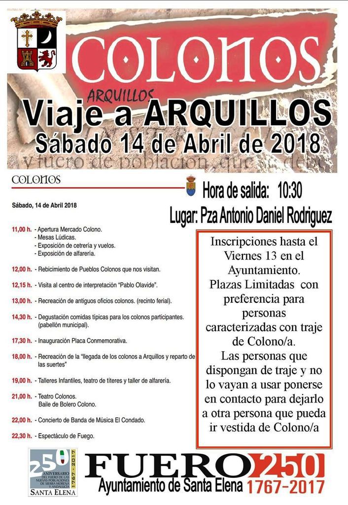 cartel viaje Arquillos