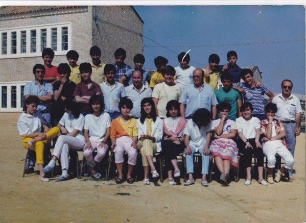 Curso 1985 /86 colegio San Plácido de Badolatosa 