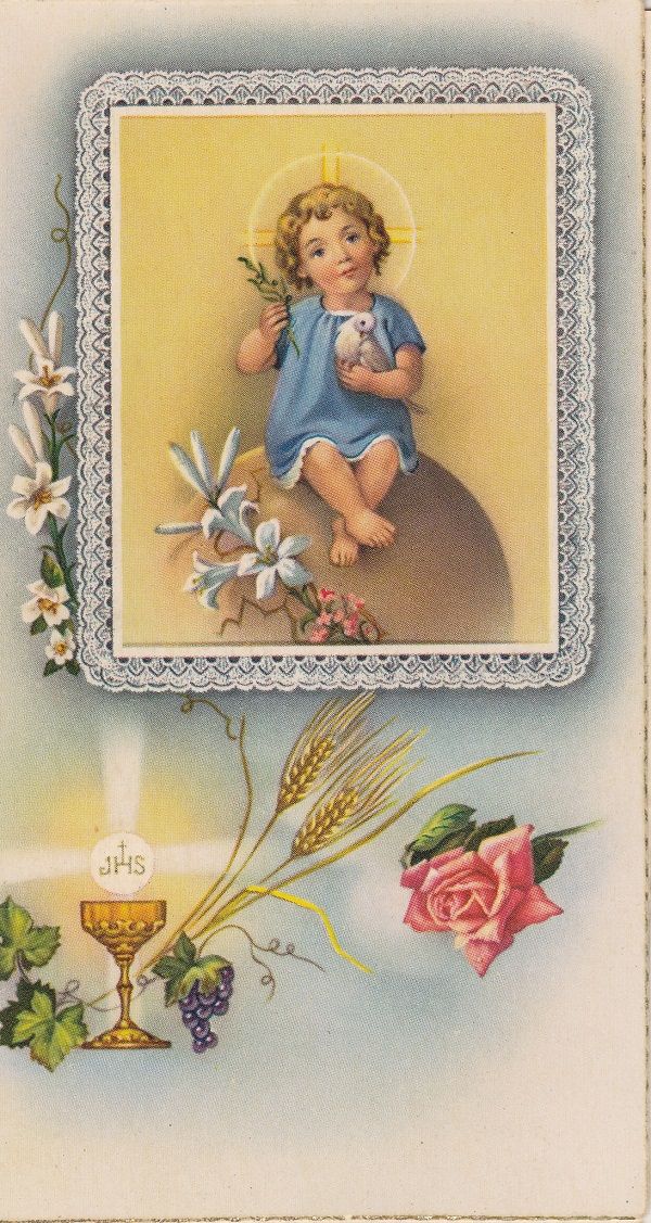Recuerdos de primera Comunión año 1962