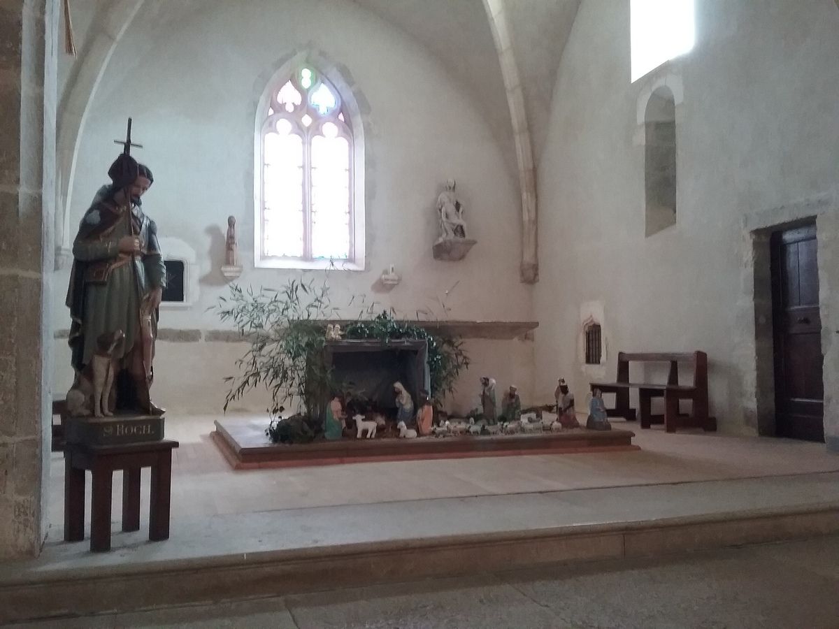 LA CRECHE A ETE INSTALLEE A L'EGLISE DE RIGNAT
