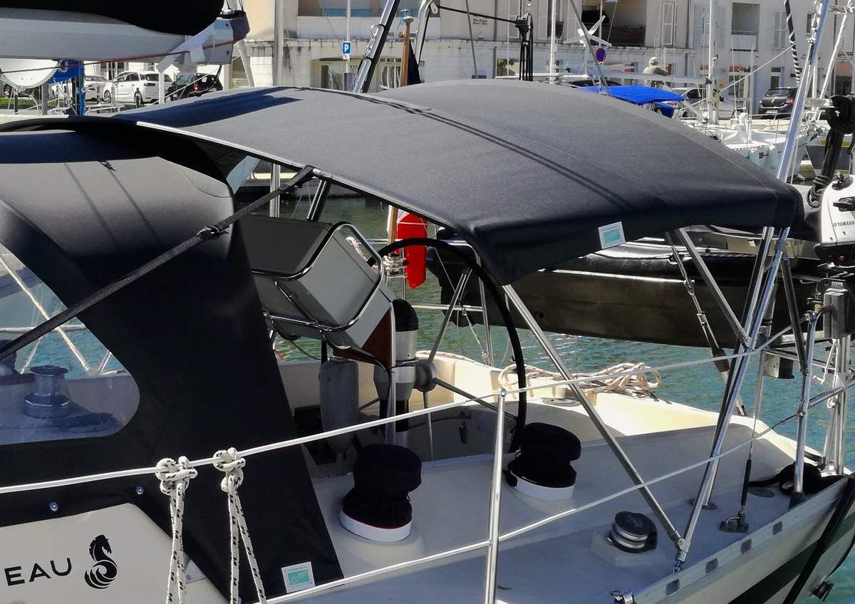 Bimini pour voilier Atelier Hafner Tapissier Sellier