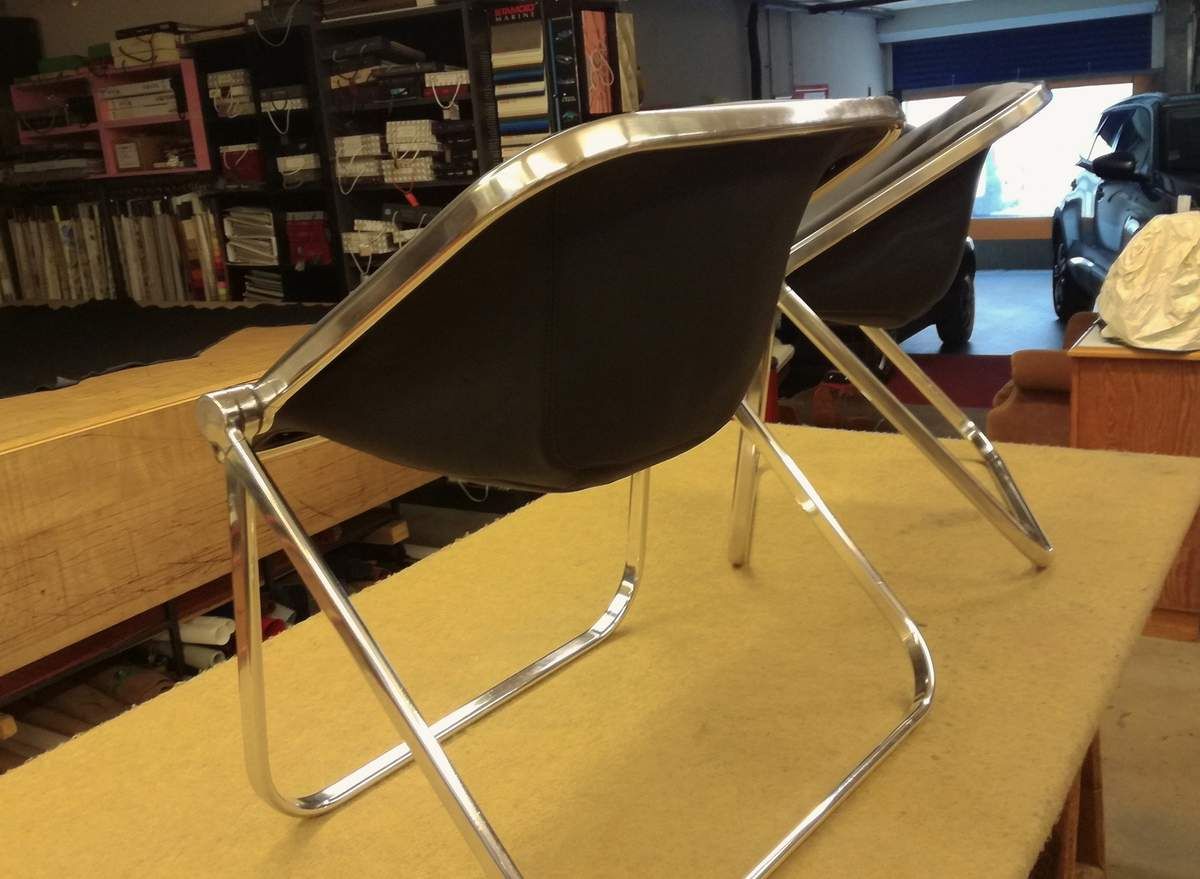 Réfection chaise Plona en cuir