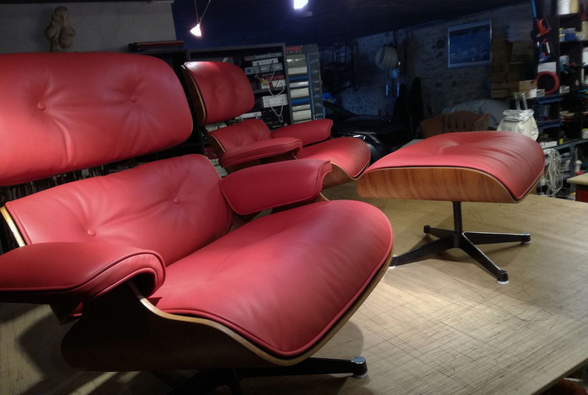 Sellier pour restauration et réparation lounge Eames - La Rochelle