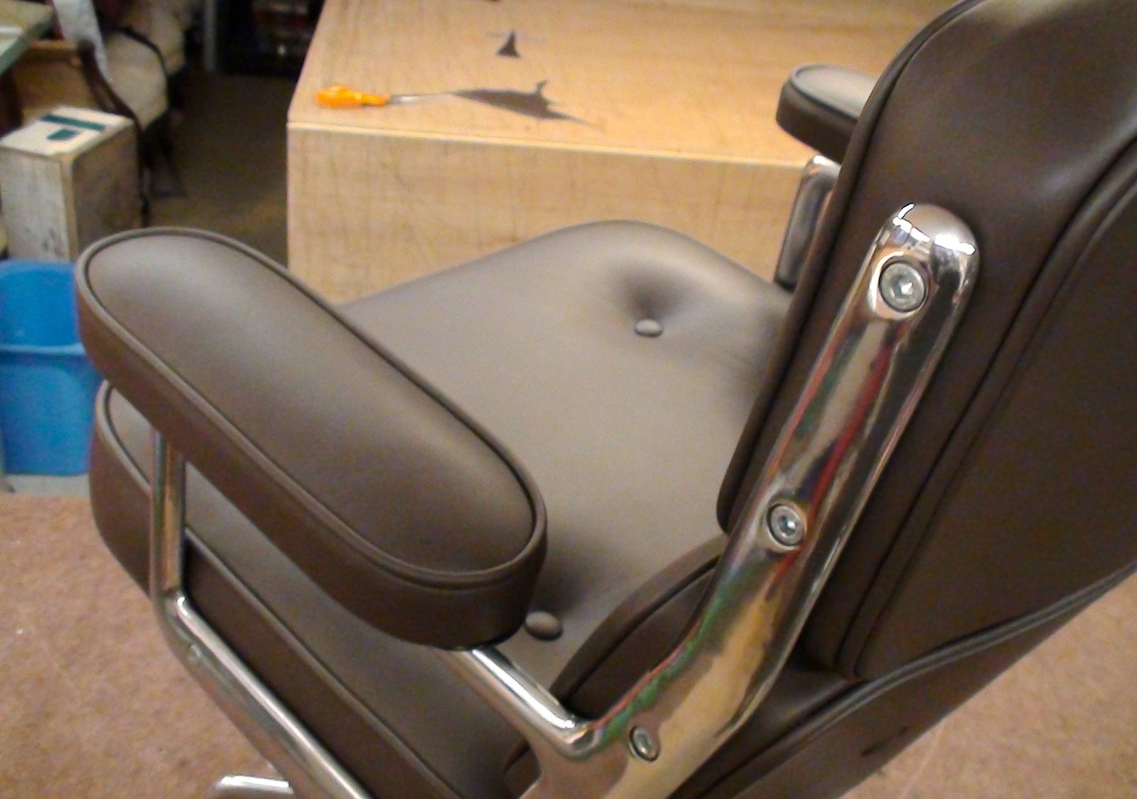 Réfection fauteuil Lobby