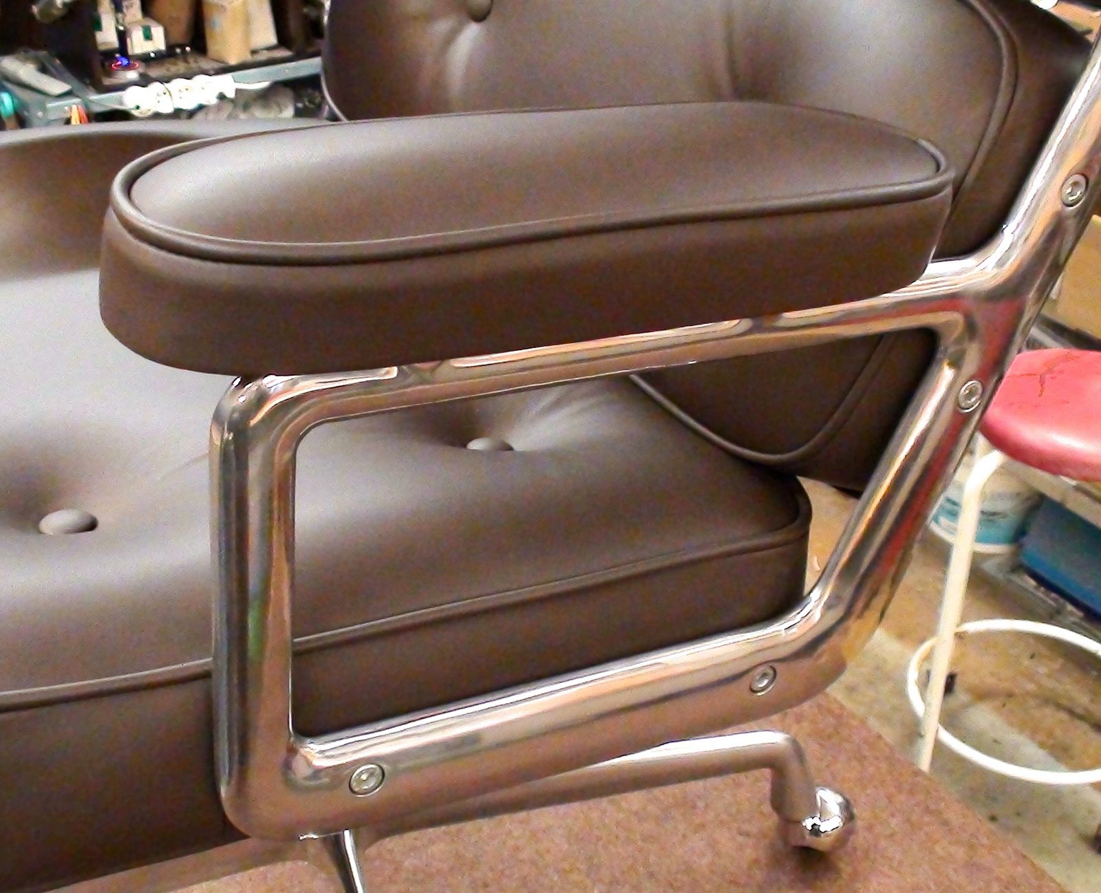 Réfection fauteuil Lobby