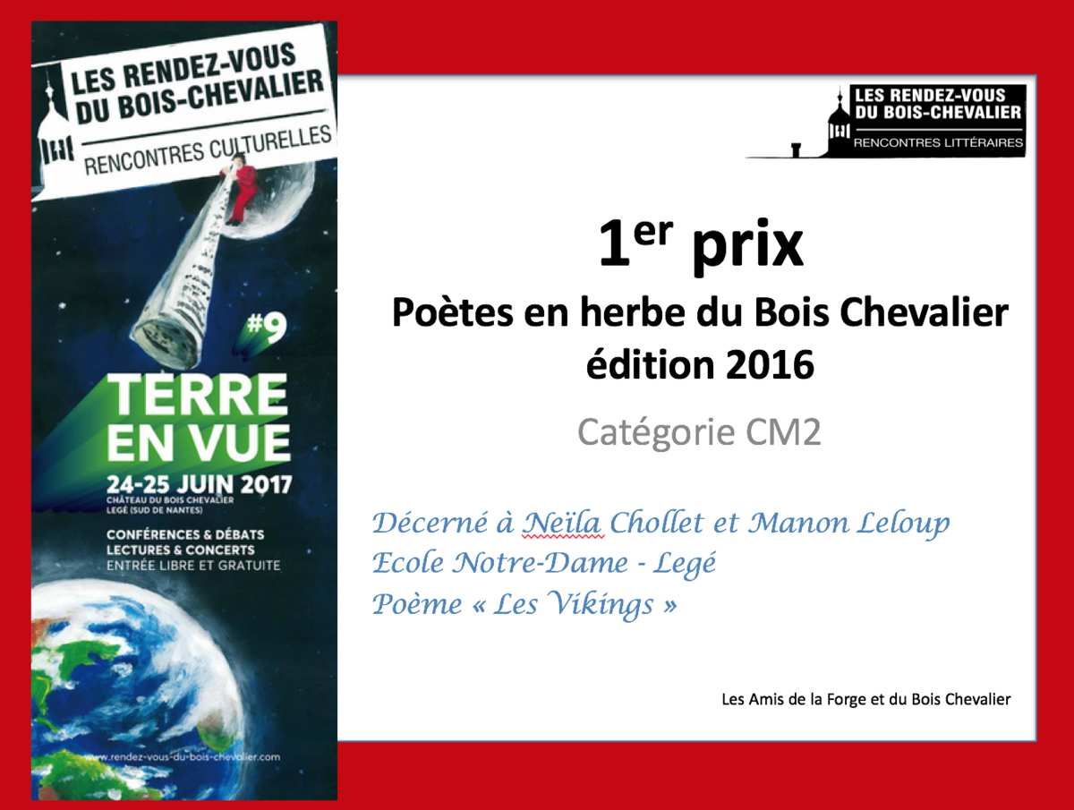 Le Prix des poètes en herbe 2017