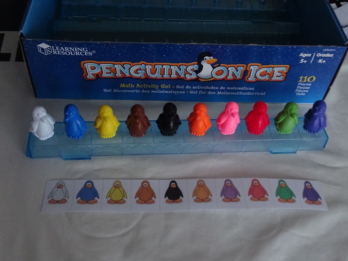 Jeu mathématiques cycle1: Pingouins sur la banquise - penguins on ice ...