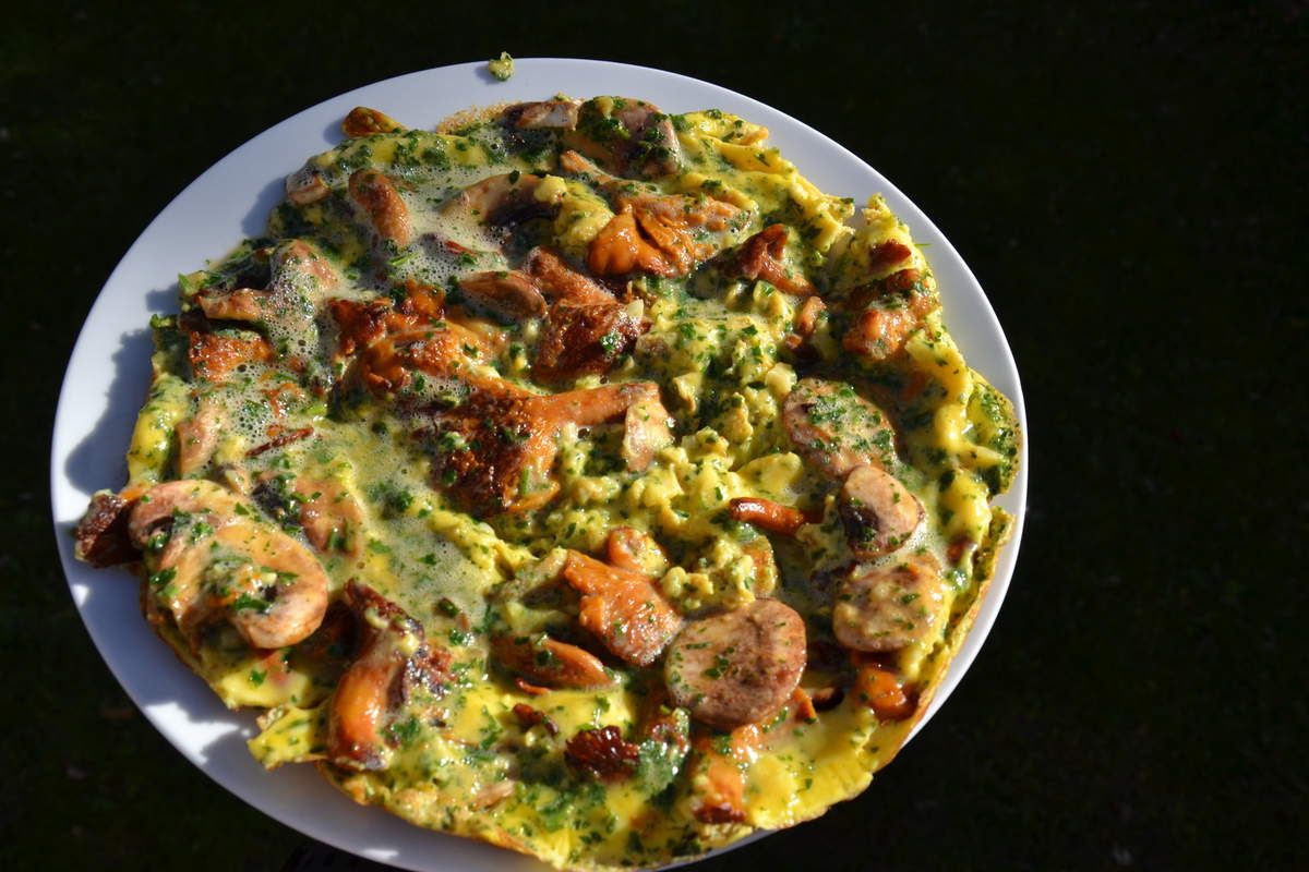 OMELETTE AUX GIROLLES KANISETTE
